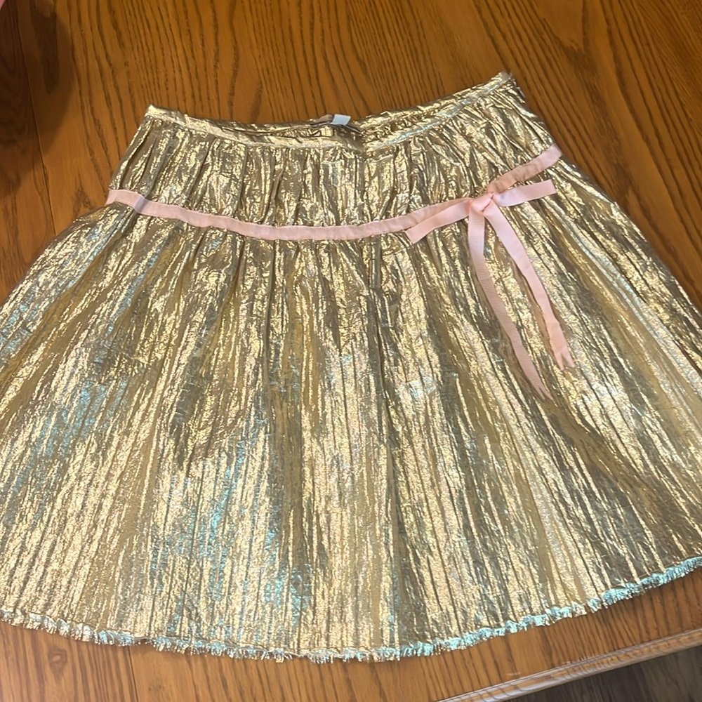 Gold skirt